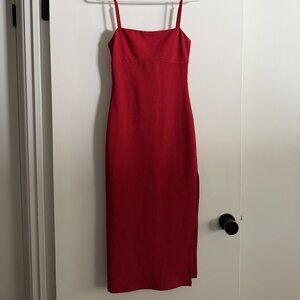 Red Midi Dress